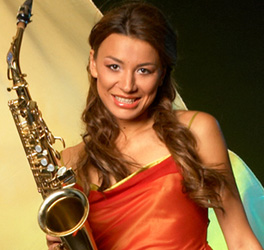 Saxophonistin Bilder Natalie Marchenko